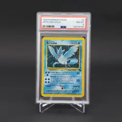 1999 POKEMON FOSSIL #2 ARTICUNO-HOLO PSA 8 VINTAGE US SELLER - Image 1