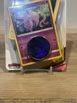 Pokemon Unified Minds Checklane Blister- Espeon Promo- Sealed New 2019 - Image 2