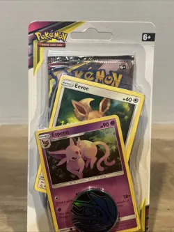 Pokemon Unified Minds Checklane Blister- Espeon Promo- Sealed New 2019 - Image 3