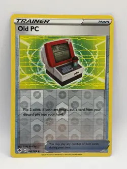 Old PC Reverse Holo Trainer 164/189 Darkness Ablaze Pokemon NM - Image 1