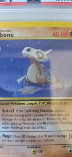 1999 POKEMON Cubone 50/64 Jungle 1ST EDITION PSA 9 MINT - Image 4