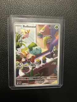 Bulbasaur Illustration Rare 143/142 - Pokemon TCG Stellar Crown - NM - Image 1
