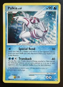 Palkia 11/130 Holo Rare Diamond & Pearl Pokemon TCG MP - Image 1