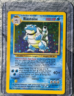 💦 VINTAGE POKEMON GRAIL! Blastoise Holo Rare 002/102 - Base Set TCG (RAW) 🚀 - Image 1