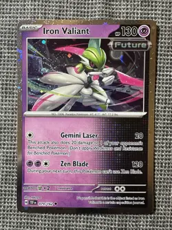 Iron Valiant 079/162 *SWIRL* Scarlet & Violet Promo Cosmos Holo Pokemon NM A - Image 3