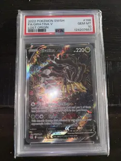 Pokemon Giratina V Lost Origin Full Alt Art #186 PSA 10 Gem Mint - Image 1