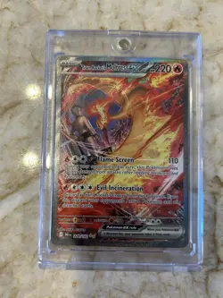 2025 Pokemon Destined Rivals Team Rocket’s Moltres Ex Special Illustration Rare - Image 1