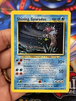 Pokemon Shining Gyarados 65/64 Neo Revelation Holo Error Mouth Swirl 🌀 - Image 1
