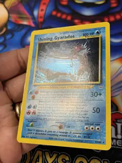 Pokemon Shining Gyarados 65/64 Neo Revelation Holo Error Mouth Swirl 🌀 - Image 5