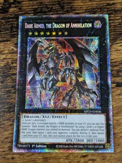 YU-GI-OH DARK ARMED THE DRAGON OF ANNIHILATION MP25 STARLIGHT RARE NM - Image 1