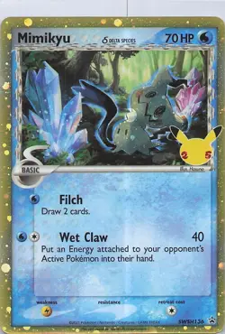 Mimikyu (Delta Species) - Promo SWSH: Sword & Shield Promo Cards SWSH136 NM Holo - Image 1