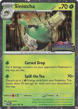 Sinistcha - (Prerelease) Promo SV: Scarlet & Violet Promo Cards 022/167 NM - Image 1