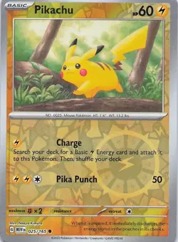Pikachu - (Reverse Cosmos Holo) (Costco Exclusive) Common Miscellaneous Cards & - Image 1