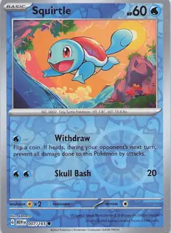 Squirtle - (Reverse Cosmos Holo) (Costco Exclusive) Common Miscellaneous Cards & - Image 1