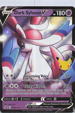 Dark Sylveon V - Promo SWSH: Sword & Shield Promo Cards SWSH134 NM - Image 1
