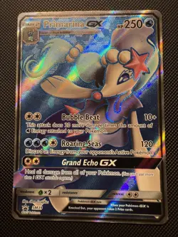 Primarina GX SM39 Black Star Promo Pokemon Card NM - Image 1