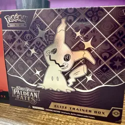 Pokemon Card 8x Empty ETBs Lot - Destined Rivals Paldea Fates Prismatic Etc. - Image 3