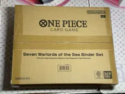 One Piece Card Game Seven Warlords of the Sea Binder Set English, Sealed - Image 1