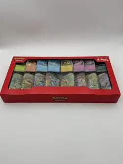 FAST SHIPPING Prismatic Evolutions Costco 8 Mini-Tin Bundle w/ Promo Cards - Image 5