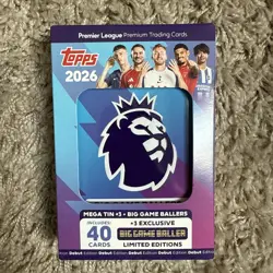 Topps Premier League 2026 Debut Edition Cards - Mega Tin #3 - Big Game Ballers - Image 1