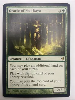 Magic the Gathering MTG Oracle of Mul Daya (172) Zendikar MTG-NM - Image 1