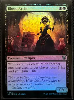 MTG Innistrad Remastered Blood Artist Foil (Uncommon) - Image 1
