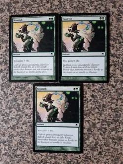 MTG 3 x Nourish - Darksteel - Image 1