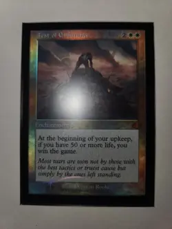 Test of Endurance RETRO FRAME FOIL, Dominaria Remastered, MTG DMR NM/M - Image 1