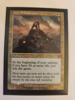 Test of Endurance RETRO FRAME FOIL, Dominaria Remastered, MTG DMR NM/M - Image 2
