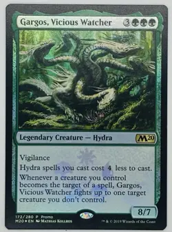 MTG Gargos, Vicious Watcher Media Promos Foil - Image 1
