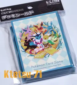 Pokemon Card Game 64 Sleeves Deck Shield Eevee Card Sleeves Japan - Image 1