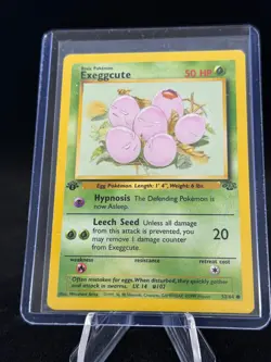 Pokemon 1st Edition Exeggcute Common Jungle 52/64 LP - Image 1