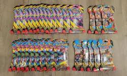 LOT OF 30 FACTORY SEALED Pokemon TCG Mega Evolution Sleeved Booster Packs - Image 1