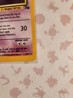 Hypno 8/62 Holo Fossil Unlimited Pokemon TCG - Image 5
