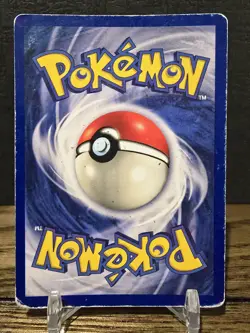 Pokemon TCG Machop 52/102 1st Edition Shadowless Common Base Set Damaged HP - Image 2