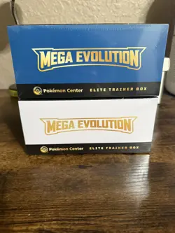 Pokemon Center Exclusive TCG Mega Evolution Elite Trainer Box ETB Set of 2 - Image 3