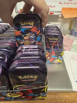 Lot of 20 Sealed Mini Tins Pokemon TCG Mega Evolution Mega Heros W/ Display Box - Image 4