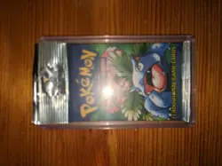 Pokemon Base Set Sealed Crimp Booster Pack Venusaur, 21g Heavy - Image 3