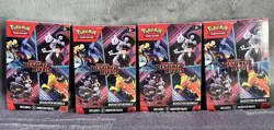 Destined Rivals Booster Bundle Pokemon Scarlet & Violet Lot Of 4 - Image 1