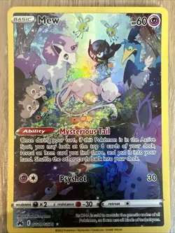 Pokemon TCG Mew Crown Zenith Galarian Gallery GG10/GG70 Holo Rare - Image 1