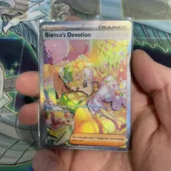 Bianca's Devotion NM SIR Temporal Forces 209/162 Pokemon TCG INK dot error - Image 1