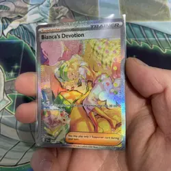 Bianca's Devotion NM SIR Temporal Forces 209/162 Pokemon TCG INK dot error - Image 2