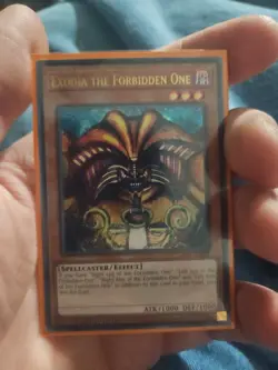 Yugioh Limited Pack Emblazoned Ultra Rare Exodia The Forbidden One. - Image 1