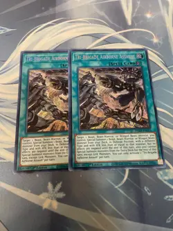YUGIOH - TRI BRIGADE AIRBORNE ASSAULT X2 - SECRET RARE - PHRA - 1ST ED - NM - Image 1