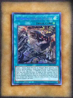 Yugioh Tri-Brigade Airborne Assault PHRA-EN053 Secret Rare 1st Ed NM - Image 1