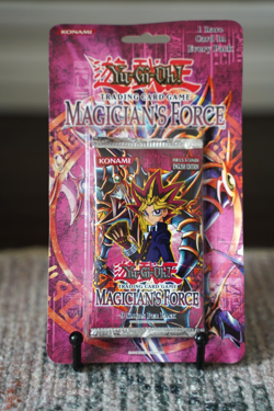 2003 Yu-Gi-Oh Magician’s Force Unlimited Blister Pack Sealed TCG Booster - Image 1