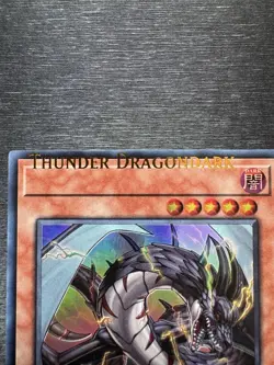 YuGiOh! Thunder Dragondark RA03 - Error Misprint Name Shift 1st Edition NM - Image 3