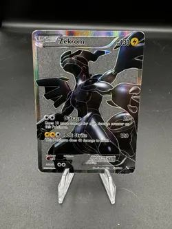Zekrom 114/114 Full Art Ultra Rare, Black And White Base Set Pokemon Card - Image 1