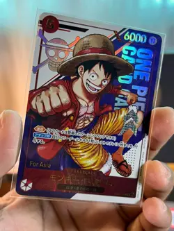 4 Set One Piece Card game Japanese Luffy ST21-014 Flagship Battle Asia - Image 2