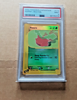 Pokemon Expedition - Hoppip - 112/165 - PSA 9 - Reverse Holo/Foil Graded Card - Image 1